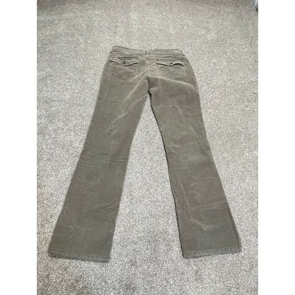 Old navy corduroy flare jeans womens sz 8 mid rise stretch denim retro Y2K - Picture 2 of 12
